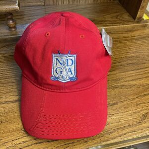 Adjustable Hat North Dakota Golf Association Red Cap America